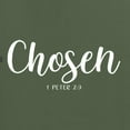 thumbnail image 5 of Wild Bobby Chosen 1 Peter 2:9 Inspirational/Christian Men Premium Tri Blend Tee, Military Green, X-Large, 5 of 5