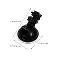 thumbnail image 2 of AURARMLET 3Pcs Insignia Dash Cam Mount Black Plastic with Single Buckle Design for Secure Mounting in Cars, 2 of 8