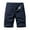 Dark Blue, variant on Viikei Mens Shorts Athletic Fashion Men's Pocket Zipper Buttons Solid Leisure Time Tooling Short Pants