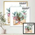 thumbnail image 4 of Designart 'Merry Christmas Greeting Card Envelope' Traditional Framed Canvas Wall Art Print, 4 of 5