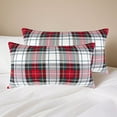thumbnail image 4 of Valentine'S Day Gift Thatch Home Plaid by Levtex Home Plaid Quilted Sham (Pack Of 2) (36X20In.) Reversible Cotton/Poly, 4 of 9