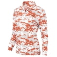 thumbnail image 2 of Women's Texas Orange Texas Longhorns Digital Camo Performance Quarter-Zip Pullover Jacket, 2 of 3
