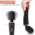 thumbnail image 2 of Cordless Wand Massager,rechargeable Back Neck Personal Massager For Women Couples, 2 of 5