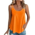 thumbnail image 2 of Wycnly Summer Saving Cami Tops for Women Tank Tops Women Loose Lightweight Hollow out Spaghetti Strap Shirt 2024 Fashion Solid Sleeveless T Shirts Girls Sleeveless Shirt, 2 of 7