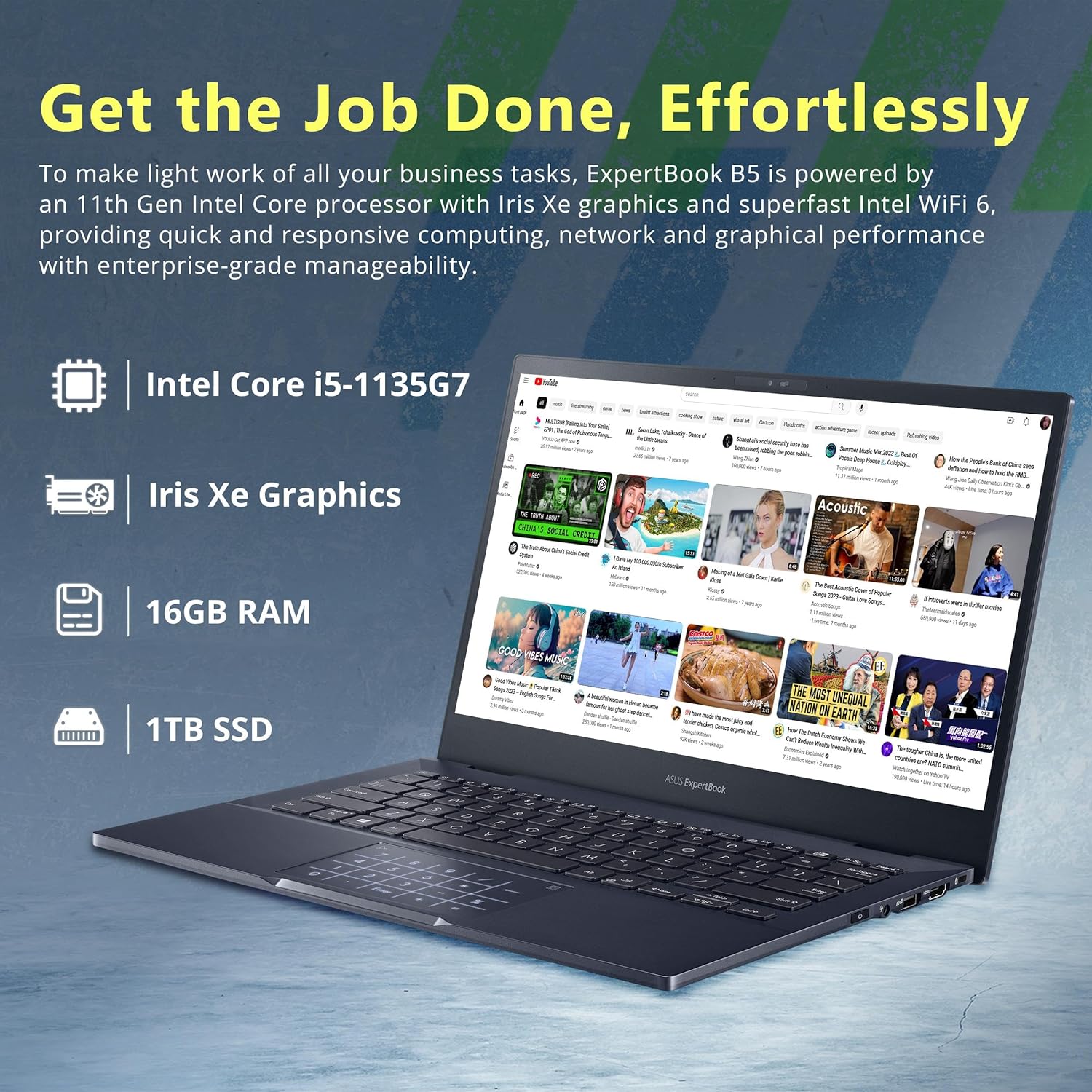 ASUS ExpertBook B5 Business Laptop, 13.3