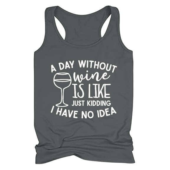 Ichuanyi Womens Tops, Summer Women's Drinking Tank Tops Adult Girls Summer Beach Funny Graphic Racerback Tanks Vest Sayings Blouse