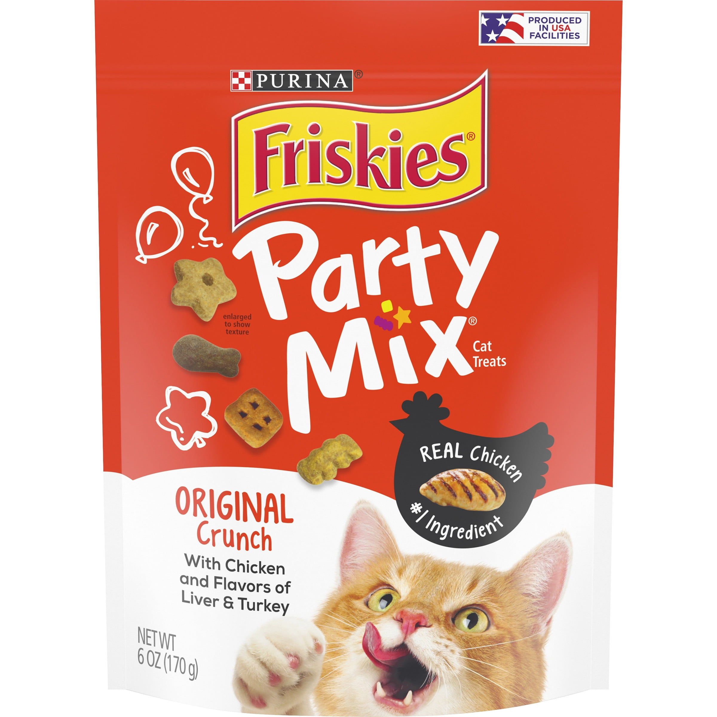 Purina Friskies Party Mix Favorites 20 Ounce Original Crunch 