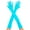Turquoise, variant on Music Legs Women's Adult Women's Extra Long Satin Gloves Turquoise