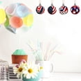 thumbnail image 4 of 12 bolas de tela para el Día de la Independencia, decoración navideña, adornos para bodas, bailes de graduación, adornos para árboles, suministros para colgar en festivales, suministros para fiestas, 4 of 5