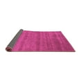 thumbnail image 2 of Ahgly Company Indoor Round Abstract Pink Contemporary Area Rugs, 7' Round, 2 of 4