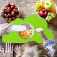 thumbnail image 5 of Kids Placemat - Silicone Cloud Shape Placemat Non Slip Placemat For Baby Toddlers,Reusable Placemats, 5 of 5