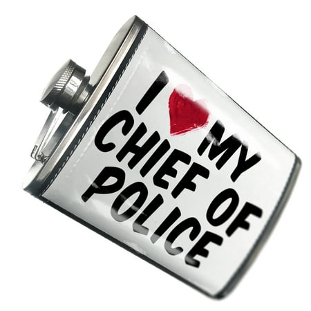 

NEONBLOND Flask I heart love my Chief Of Police