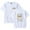 White, variant on Mora Album Logo Merch T-shirt Fashion Short Sleeve Men's And Women's Classic Printed Top