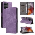 thumbnail image 4 of Phone Wallet Case for Motorola MOTO G75 5G with Stand - Leather Folio Cover & Card Slots Purple, 4 of 5