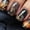 A, variant on Halloween Press On Nails Short Square – 24Pcs Glossy Dark Forest Castle Design Full Cover Reusable False Nails with Jelly Glue & File, Wearable Nail Art Tips for Women Holiday Manicure