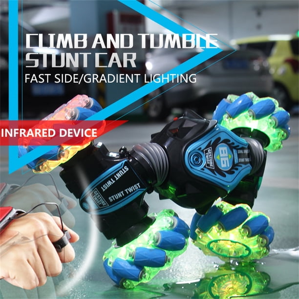 Fiudx Ofertas De La Semana Coche A La Deriva 4Wd, Juguete Ligero, Música, Coche De Carreras, Control De Gestos, Control Rc, Rotación De 360 Grados, Truco, Coche De Juguete Rc Para Regalo De Niño