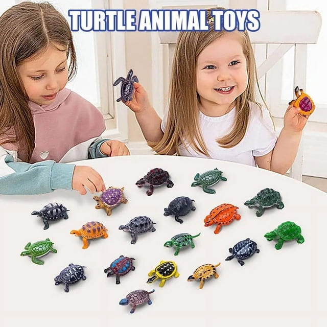 Estatua de Tortuga Figuras de Tortuga Figuras en Miniatura 20 Piezas Estatua de Tortuga Realista Decoración del Hogar Decoraciones de Recuerdo para Niños