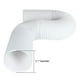 thumbnail image 3 of Manguera de escape para aire acondicionado portátil Shanqian 13 cm de diámetro blanco polipropileno 12,6 a 59 pulgadas, 3 of 3