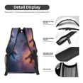 thumbnail image 4 of Yiaed Watercolor Sky Dragon Print School Backpack College Backpack Daypacks for Students High School Spacious and Durable Daypack for Work and Travel-One Size, 4 of 6