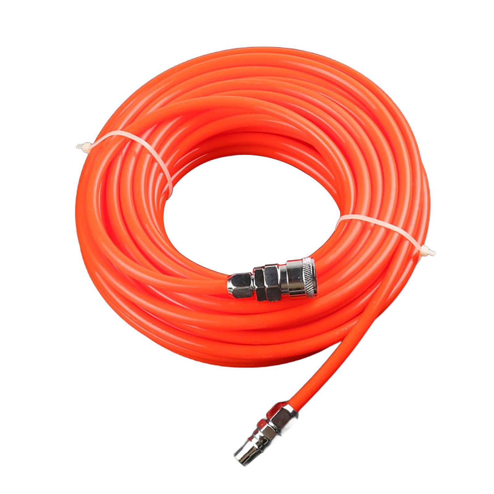 Fzaqwen Pneumatic Air Compressor Pump Hose Straight Tube High Pressure Resistant Easy to Red 10m