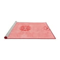 thumbnail image 2 of Ahgly Company Machine Washable Indoor Rectangle Abstract Red Modern Area Rugs, 8' x 12', 2 of 4