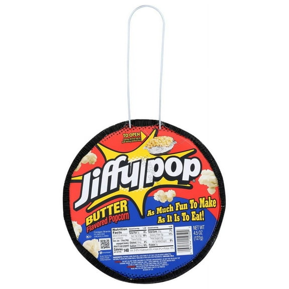 Jiffy Pop Butter-Flavored Popcorn, 4.5 oz (Pack of 10)