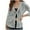 Grey, variant on Arlun Womens Cardigan 3/4 Length Sleeve Lightweight Lace Open Front Cardigans Fall Soft Comfortable Deep V-Neck Thin Tops Casual Loose Fit Solid Color Fashion Outifits White XL