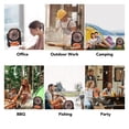 thumbnail image 5 of BIMZUC Orange Portable Outdoor Camping Fan with LED Lantern Rechargeable Battery Operated Tent Fan (10.63 inches / 27 cm), 5 of 5