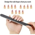 thumbnail image 2 of 10pcs Professional Nail File 100 180 Grit Double Sided Washable Nail Files, Fingernail Files Emery Emory Boards for Nails, 2 of 6