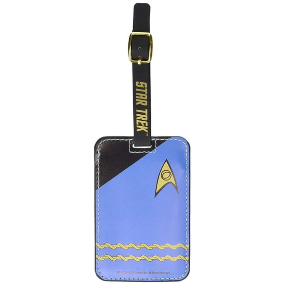 Blue Uniform Luggage Tag