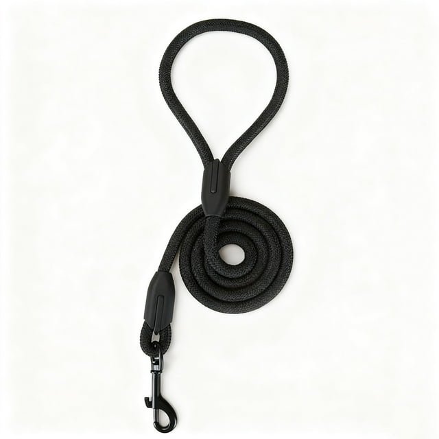 Laisse pour Chien en Nylon Rétractable Robuste avec Poignée Rembourrée et Coutures Réfléchissantes Nocturnes pour Promenades Quotidiennes Sécurisées