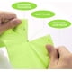 thumbnail image 2 of ZHAOCHENG Paquete de 100 bolsas para residuos orgánicos - Resistentes al desgarro - 50 x 60 cm - 5 rollos - Compostable - Biodegradable, 2 of 4