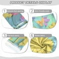 thumbnail image 3 of Girl's Legging Full-Length Colorful Print Tights For Dance Gym Everyday Wear Paper-cut, 3 of 8