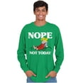 thumbnail image 3 of Dennis The Menace Nope Not Today Men's Long Sleeve Tee T Shirt Brisco Brands S, 3 of 6