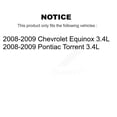 thumbnail image 2 of Transit Auto Front Right (Passenger Side) Bearing Assembly Lower Ball Joint Outer Inner Tie Rod & Sway Bar Stabilizer Link Kit (5Pc) for Car 2008-2009 Chevrolet Equinox Pontiac Torrent 3.4L K7T-104928, 2 of 11