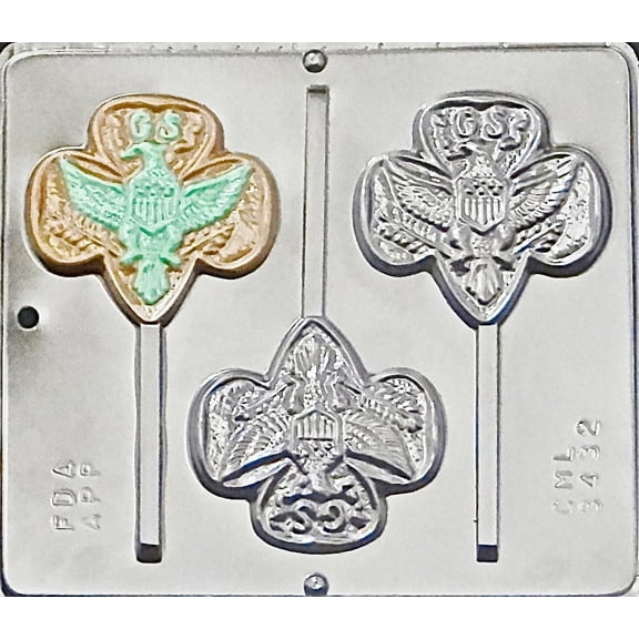 3432 Girl Scout Lollipop Chocolate Candy Mold