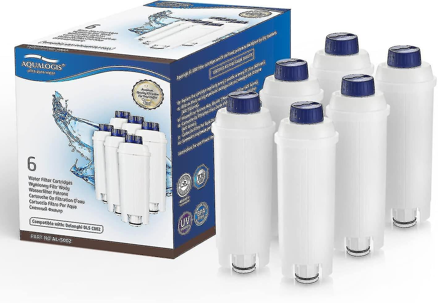 Filtro Acqua FilWas CMF006 Per Macchine DeLonghi ECAM, ESAM, ETAM, PrimaDonna – 1-12 Pezzi