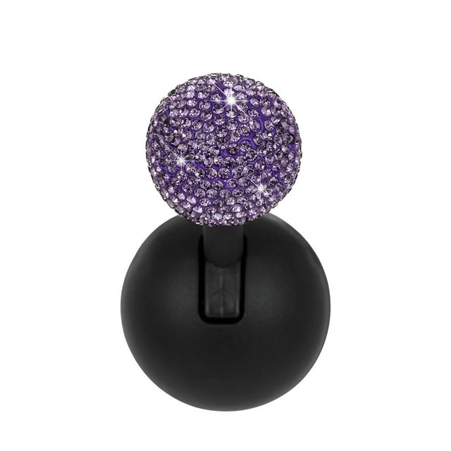 Bouton de Démarrage pour Voiture Violet, Levier de Démarrage Style Rocker, Bouton Incrusté de Diamants avec Installation Facile et Design Ergonomique pour Décoration Intérieure de Voiture, Mise à Niveau d'Allumage 2.5X1.5X0.8In 0.
