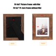 thumbnail image 4 of kennethan Rustic Brown 5x7 Picture Frames Wide Molding 3P in 1 set - Wall Mounting Material Included, 4 of 4