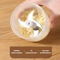 thumbnail image 4 of Procesador de alimentos mini recargable para ajo, hierbas, verduras y carne con carga USB, capacidad de 250 ml, picadora de cocina portátil e inalámbrica, 4 of 7