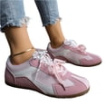 thumbnail image 7 of NexTorq Shoes for Women Sneakers, Walking Shoes Women, Sneakers for Women Retro Fashion Trendy Sneakers with Foam Insole Casual Shoes for Walking Tennis Classic Non-Slip Comfort Shoes Pink 5.5, 7 of 7