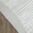 thumbnail image 3 of Nourison Astra Machine Washable Mid-Century Modern Ivory Blue 7'10" x Round Area Rug (8 Round), 3 of 9
