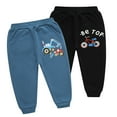 thumbnail image 6 of LYMAYTER Kids Toddler Boys Spring Sweatpants Soft Casual Workout Pants Jogger Winter Cartoon Fleece Jogger Pants for 1-10 Years Old, 6 of 8