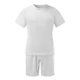 thumbnail image 6 of Men's Shirt SuitsSummer 2-Piece Beach Short Sleeve Shirtss & Shorts Pants Sets, 6 of 7