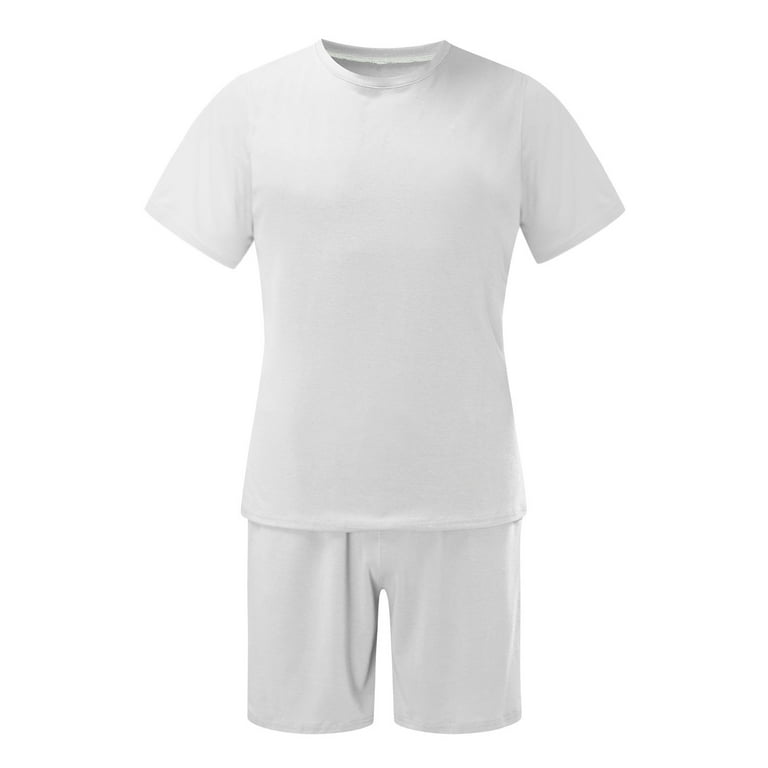 Summer Plus Size Short Tracksuit Solid Color Short Sleeve T Shirts And  Shorts Pants Two Piece Set For Casual Sportswear And Sweatsuits 3X, 4X, 5X  From Sell_clothing, $15.02