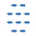 thumbnail image 1 of Billuyoard Divisor de flujo de bomba de aire para acuario, distribuidor de aire para pecera, derivación traqueal ajustable, adaptador de bomba de 3 Cabeza 10piezas, 1 of 6