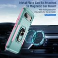 thumbnail image 4 of KOMI pour Google Pixel 8a, Étui avec Protecteur d'Écran, Béquille Anneau Réglable à 360 Intégré, Protection Militaire, Armure Antichoc - Vert, 4 of 5