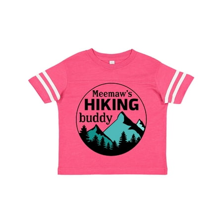 

Inktastic Meemaw s Hiking Buddy with Mountains and Trees Gift Toddler Boy or Toddler Girl T-Shirt