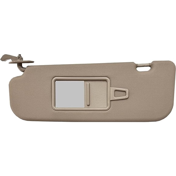 Sun Visor Fits for 2011-2015 Hyundai Elantra Beige Without Light OE Quality 2MPLASTIC (Left - Driver)