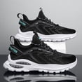 thumbnail image 1 of Zapatillas de deporte para correr de primavera, zapatillas deportivas para hombre, zapatillas de moda informales transpirables de malla tejida Fly para hombre, 1 of 6
